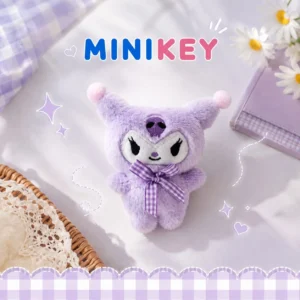 Lavender Kuromi Keychain